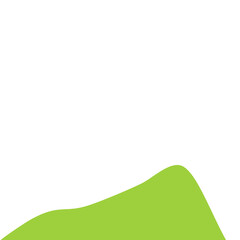 Hill Footer Vector Illustration