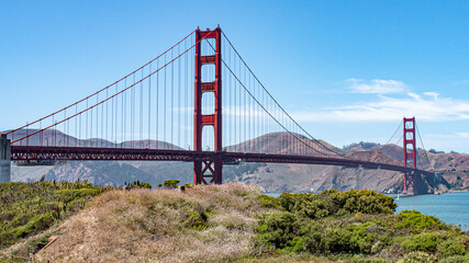 Golden Gate Bridge in the afternoon