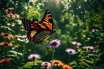 butterfly on flower