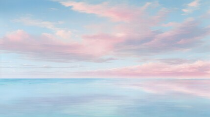 Obraz premium View Of The Sea Horizon And Serene Ocean Sky Background Beach Sky Wallpaper Ocean Horizon Sky Over Ocean Calm Seascape With Sky Ai Generative