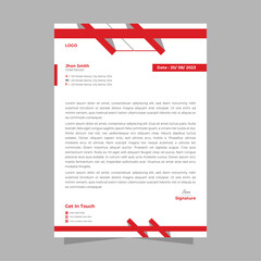  Abstract Letterhead Template Letterhead Design 