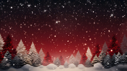 Christmas-themed background, Christmas tree balls, candles.