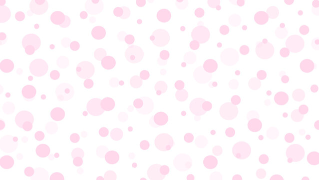 Seamless pattern with pink drops