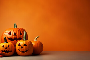 Halloween subject with space for text (greeting card, flyer etc.)