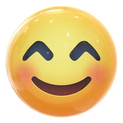 3d smiley face