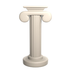 Column 3D Icon Pack set for banner and UX/UI design