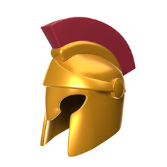 Spartan Helmet 3D Icon Pack set for banner and UX/UI design