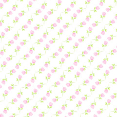 Różowe róże wzór tło © Monika Janiak-Klicha