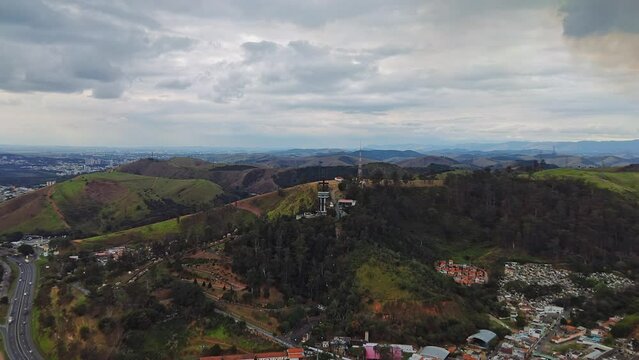 Morro do Cruzeiro at Aparecida, SP, Brazil.