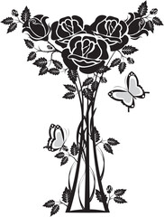 bouquet of roses design element