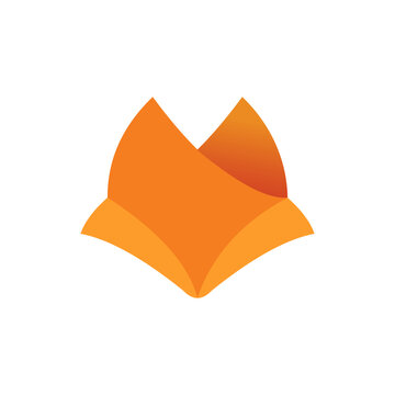 fox head logo vector