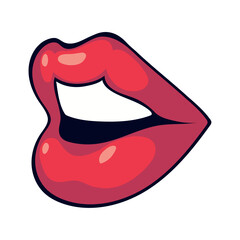 mouth pop art sexy