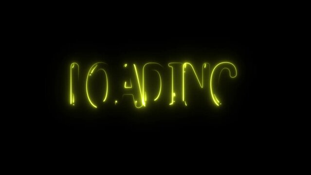 loading neon
