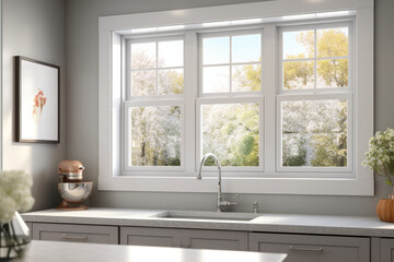 Double Hung Window, Kitchen Window Idea