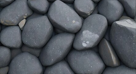 Fototapeta na wymiar Cobble stone background texture. Generative AI.