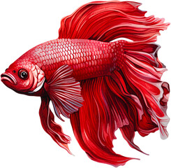 Obraz na płótnie Canvas Betta Fish