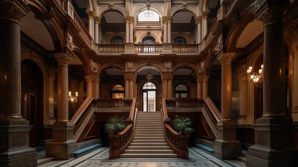 Fototapeta premium A photograph of building architecture 