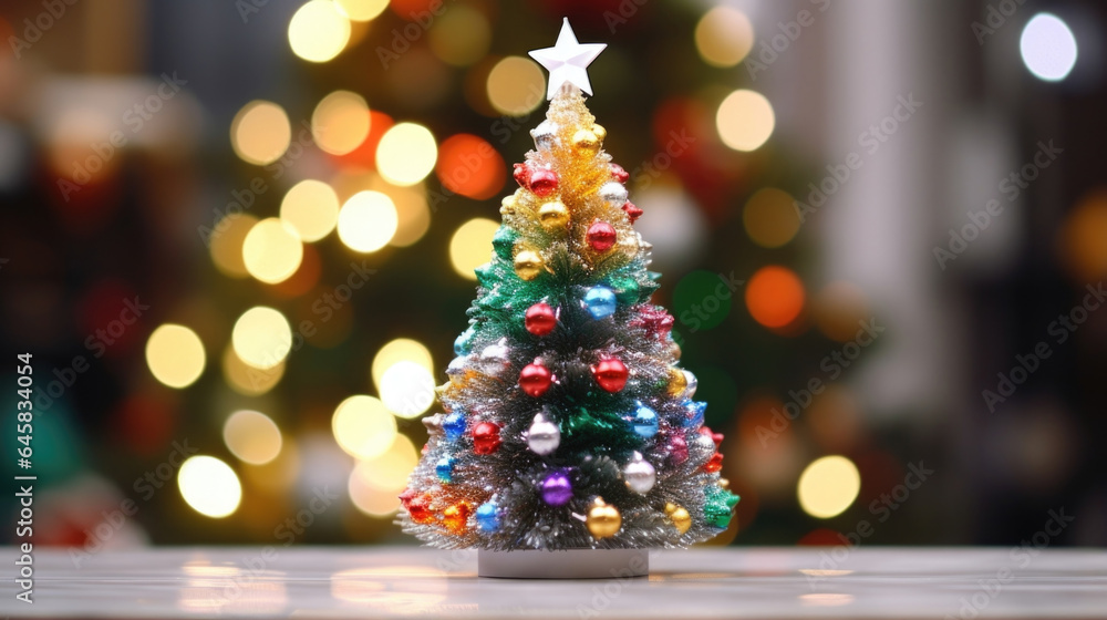Poster christmas tree bokeh get into the festive spirit with this scene featuring a ling christmas tree ado