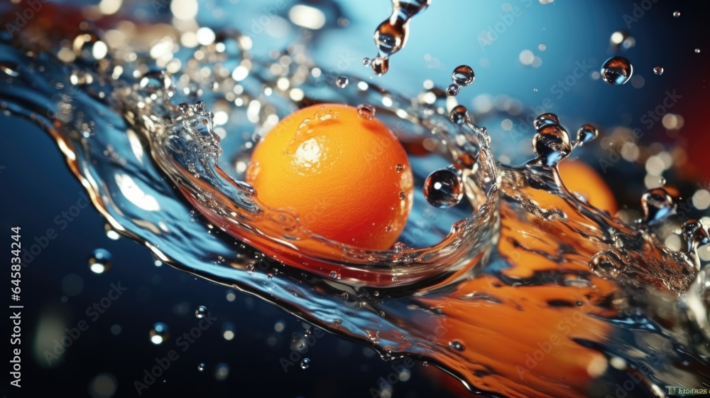 Poster capture the moment of action in macro with this thrilling scene showcasing highspeed photography. wi