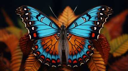 Witness the delicate patterns and structures of macro erfly wings in this mesmerizing scene. Explore the intricate details and vibrant colors that make these insects natures living artwork.
