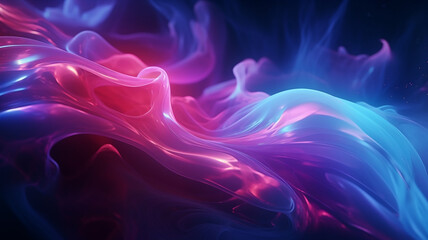 Abstract 3d colorful neon background