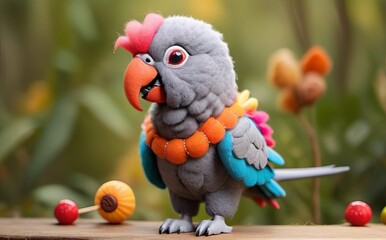 Naklejka premium African Gray Parrot 