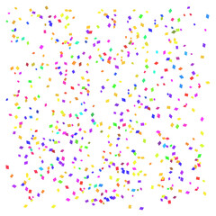 Vector colorful confetti background