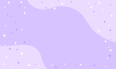 Vector minimal star pattern with purple background