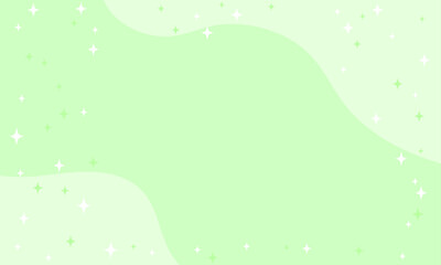 Vector minimal star pattern with green background