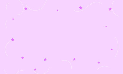 Vector pink star shape on purple background perfect for wallpaper backdrop postcard background