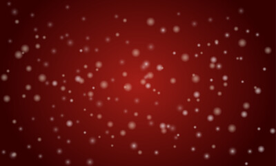 Vector realistic red bokeh background