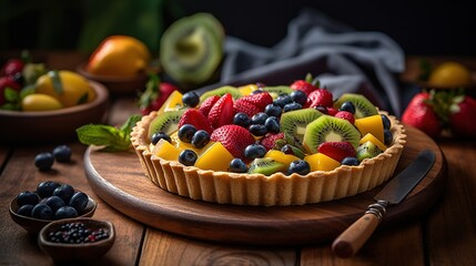Fototapeta premium A photograph of a food