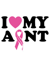 I love my mom aunt nana daughter son cowgirl fight hope friend warrior wife breast cancer pink out pink ribbon svg png, breast cancer svg png