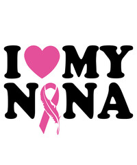 I love my mom aunt nana daughter son cowgirl fight hope friend warrior wife breast cancer pink out pink ribbon svg png, breast cancer svg png
