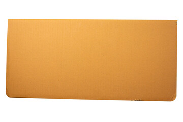 Texture of brown craft or kraft paper background. cardboard shee