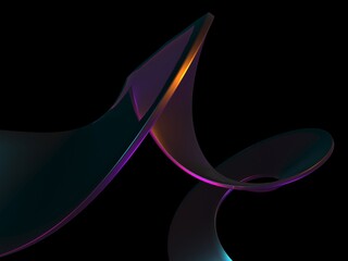 Elegance abstract colorful glass design element