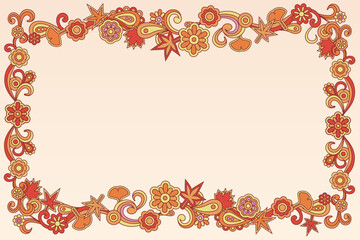 秋のサイケフレーム