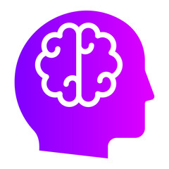 head gradient icon