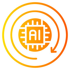 refresh gradient icon