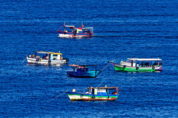 Barcos de pesca artesanal. Rio de Janeiro.