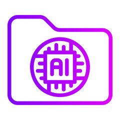 folder gradient icon