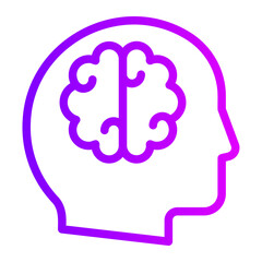 head gradient icon