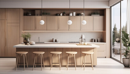 Modern furniture kitchen design white home interior