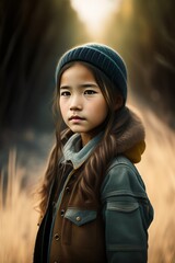 A beautiful portrait of a child