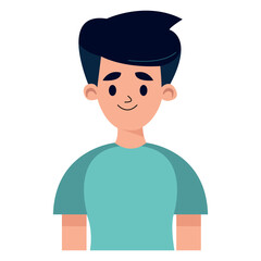 illustration of character young man