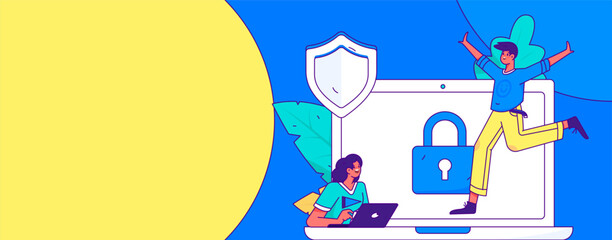 Business People Flat Vector Concept Operation Hand Drawn Illustration
