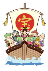 七福神と辰
