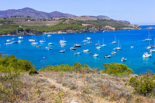 Mouillage baie de la Colera, Catalogne, G&eacute;rone, Espagne 