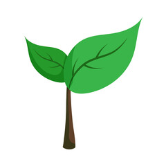 Green technology element isometric icon.