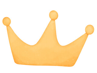 Obraz premium golden crown watercolor 